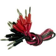 TLA-118 [テストリード 50cm シールドクリップS⇔バナナプラグ（10本入）]