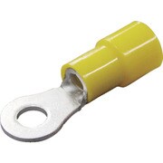 環境配慮形絶縁被覆付丸形端子R形 50個入 より線2.63~6.64mm TMEX 5.5-10-YEL