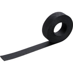 TNB255-BK [TRUSCO ナイロン平ベル 1.2T×25mm×5m 黒]