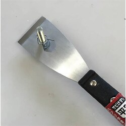 TRUSCO(トラスコ) つぎ柄が付けられる さびけずり 平型 25mm TPHS-F25 × 10ケース販売 ＴＲＵＳＣＯ つぎ柄が付けられる さびけずり 平型 １００ｍｍ