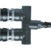 TRUSCO 樹脂継手ソケット 2分岐配管用 TRS-L1NR