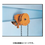TSG-015 [ユニバーサルギヤードトロリ TS形 定格荷重1.5t ハンドチェーン二つ折長さ2.5m]