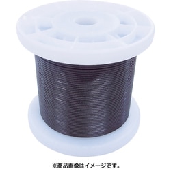 TSY15V-BK [黒コーティングワイヤロープ 1.5mm×100m 1巻]