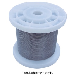 TSY15V-CLR [透明コーティングワイヤロープ 1.5mm×100m 1巻]