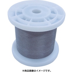 TSY8V-CLR [透明コーティングワイヤロープ 0.85mm×100m 1巻]