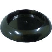 TUR790-BK [キャスター用受け皿 ゴム付 79MM 黒]