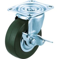 キャスター TYGシリーズ 自在SP付 ゴム車 38mm TYGB-38
