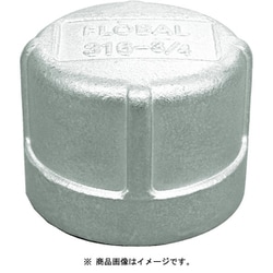 VC-S14-01 [ねじ込み管継手 キャップ（ステンレス14A） 04116101 呼び径（A）6/呼び径（B）1/8]