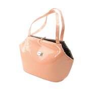 エナメルレザー トートバッグ M ピンク
