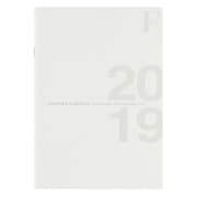FOBA5 2019 ダイアリーノート マンスリー ホワイト PBF48W19