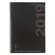 FOBA5 2019 ダイアリーノート ウィークリー ブラック PBF50K19