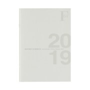 FOBA6 2019 ミニダイアリーノート マンスリー ホワイト PBF55W19