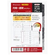 2019年 データプランリフィル ミニサイズ 月間+週間ダイアリー (見開き1ヶ月+見開き片面1週間) LS477-19