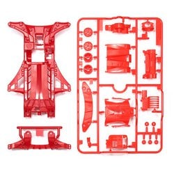 ヨドバシ.com - タミヤ TAMIYA 95411 FM-A シャーシセット レッド ミニ