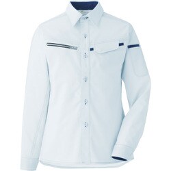 VELS2531UE-13 [ミドリ安全 ベルデクセル 交織ストレッチ 女子シャツ VELS2531 上 13]