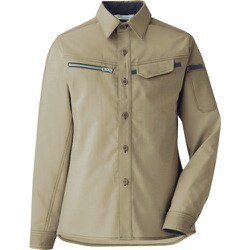 VELS2534UE-13 [ミドリ安全 ベルデクセル 交織ストレッチ 女子シャツ VELS2534 上 13]