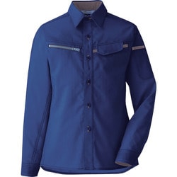 VELS2537UE-9 [ミドリ安全 ベルデクセル 交織ストレッチ 女子シャツ VELS2537 上 9]