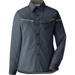 VELS2539UE-11 [ミドリ安全 ベルデクセル 交織ストレッチ 女子シャツ VELS2539 上 11]