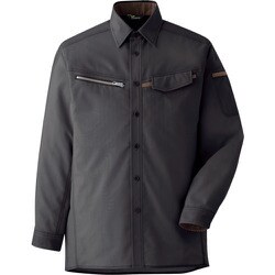 VES2539UE-4L [ミドリ安全 ベルデクセル 男女ペア 交織ストレッチシャツ VES2539上 4L]