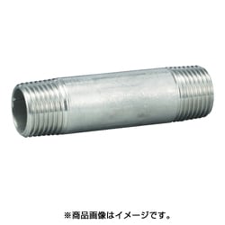 VLN-316-04100 [ねじ込み管継手 両長ニップル（SUS316TP） 04114908 呼び径（A）15 呼び径（B）1/2]
