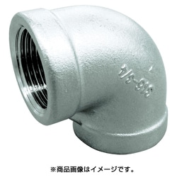 VL-S14-01 [ねじ込み管継手 エルボ（ステンレス14A） 04100101 呼び径（A）6 呼び径（B）1/8]