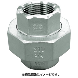 VU-S14-02 [ねじ込み管継手 ユニオン（ステンレス14A） 04115802 呼び径（A）8 呼び径（B）1/4]
