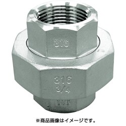 VU-S14-03 [ねじ込み管継手 ユニオン（ステンレス14A） 04115803 呼び径（A）10 呼び径（B）3/8]