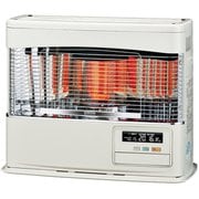 FF式輻射ストーブ(ラウンドタイプ) PRシリーズ 別置タンク式(別売) 木造18畳/コンクリート28畳まで ホワイト FF-6818PR W