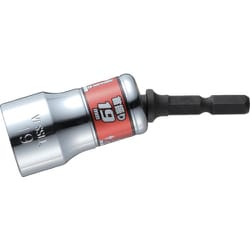 WSA2019 [剛鍛首振りショートソケット WSA2019 対辺19×75mm]