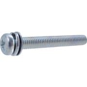 Y031-0416 [薄板用座金組込ねじ 三価クロメートM4X16 45本]