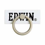 md-73990 [スマホリング EDWIN メタルロゴリング WHITE]