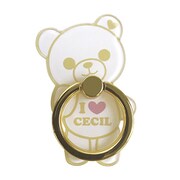 md-74076 [スマホリング CECILMcBEE セシルベアリング BEIGEGOLD]