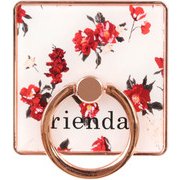 md-74139 [スマホリング rienda レッドフラワー]