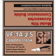RKF72001 VF-1A/J/S用キャノピーマスク ハセガワ用 [1/72 マスキングシール]