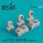RSK72-0092 AIDC F-CK-1A/B/C/D 経国 （チンクォ） ホイールセット [1/72 レジン製ディティールアップパーツ]