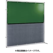 YS-22JF-G-BW [遮光火花兼用衝立（グリーン×A種シート）2×2 接続型固定足]