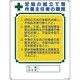 049515 [緑十字 作業主任者職務標識 足場の組立て等作業主任者 600×450mm エンビ]