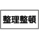056060 [緑十字 消防・危険物標識 整理整頓 250×500ｍｍ エンビ]
