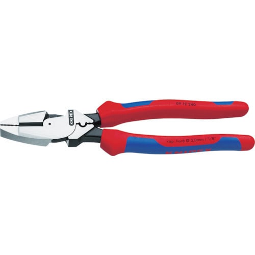 KNIPEX クニペックス0912-240T [0912-240（落下防止ツール付き） 架線工事用強力ペンチ]