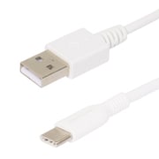 Type-C 充電/データ通信ケーブル 50cm ホワイト OWL-CBKCA2SR5-WH