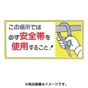 23-A [標識 「この場所では必ず安全帯を使用すること！」]