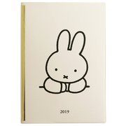 MF483A [miffy 家族手帳 B6 薄型 ホワイト]