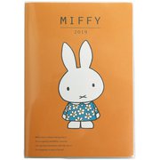 MF483C [miffy 家族手帳 B6 薄型 フラワードレスオレンジ]