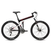 折りたたみマウンテンバイク 27.5インチ 外装30段変速 グロスブラック/レッド PARATROOPER ELITE