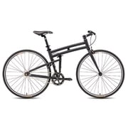 折りたたみクロスバイク 19インチ 700c シングルスピード マットブラック BOSTON