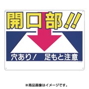 46-A [標識 「開口部！！穴あり！足もと注意」]