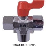 ボールバルブ エースボール 縦型三方弁 両内ねじ型 PT1/4×PT1/4 BW-5222