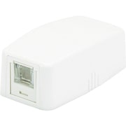JOQ1H500 [CAT5Eスプリングシャッター付きローゼットキット 1個口 白]