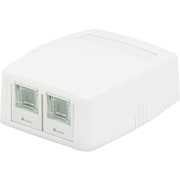 JOQ2H500 [CAT5Eスプリングシャッター付きローゼットキット 2個口 白]
