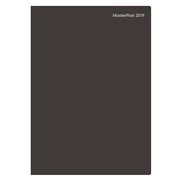 ダイアリー 2019 2018年10月始まり B6 バーチカルW マスタープラン ブラック T191-BASP-01